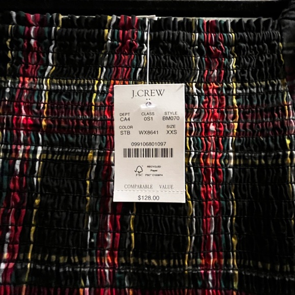 NWT J. Crew tartan dress - Picture 2 of 2
